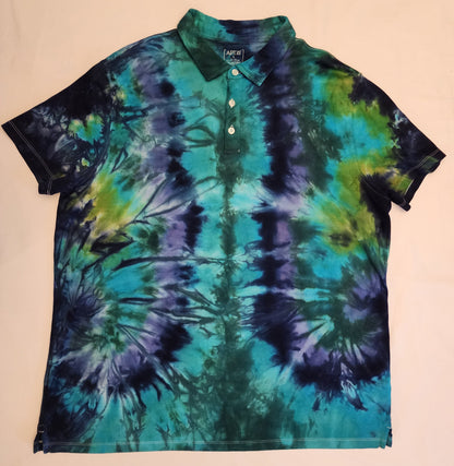 Hand Dyed Polo Shirt