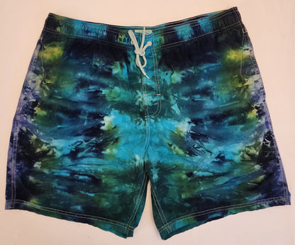 Hand Dyed, Drawstring Shorts