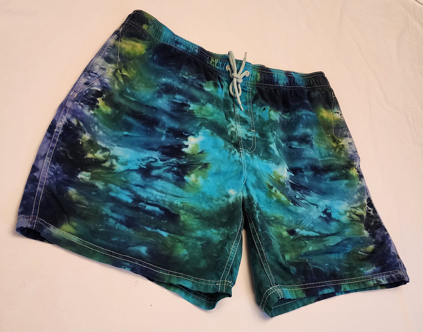 Hand Dyed, Drawstring Shorts