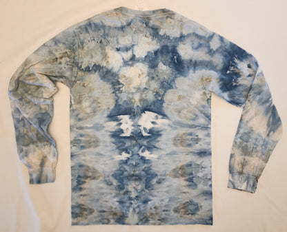 Hand-drawn and Dyed Snowman Shirt